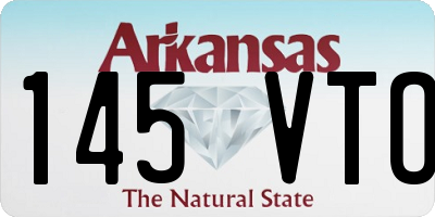 AR license plate 145VTO