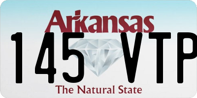 AR license plate 145VTP