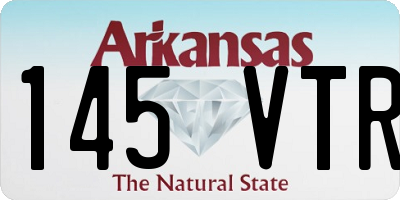 AR license plate 145VTR