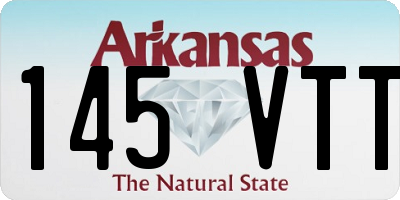AR license plate 145VTT