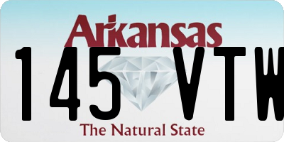 AR license plate 145VTW
