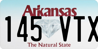 AR license plate 145VTX