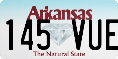 AR license plate 145VUE