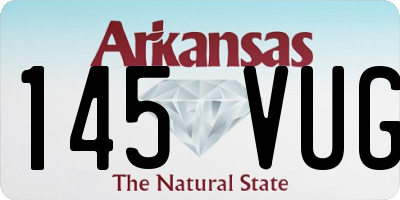 AR license plate 145VUG