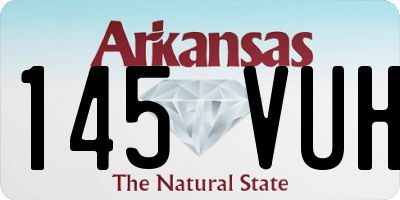 AR license plate 145VUH