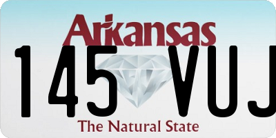 AR license plate 145VUJ