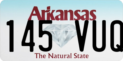 AR license plate 145VUQ