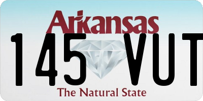 AR license plate 145VUT