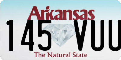 AR license plate 145VUU