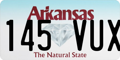 AR license plate 145VUX