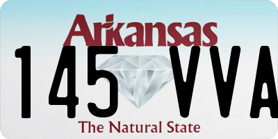 AR license plate 145VVA