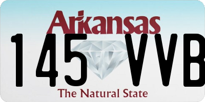 AR license plate 145VVB