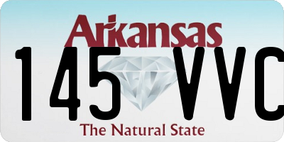 AR license plate 145VVC
