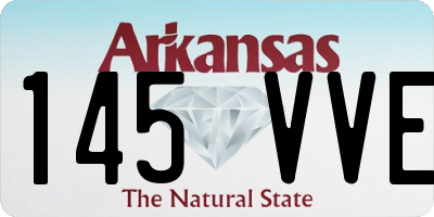 AR license plate 145VVE