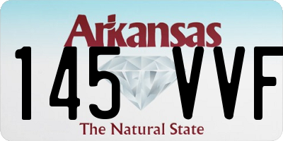 AR license plate 145VVF