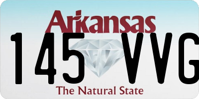 AR license plate 145VVG