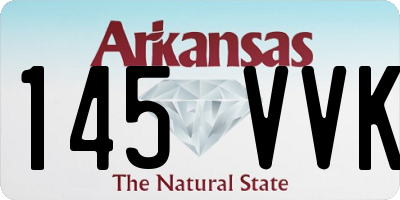 AR license plate 145VVK