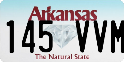 AR license plate 145VVM