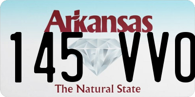 AR license plate 145VVO