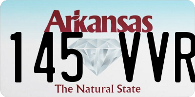 AR license plate 145VVR