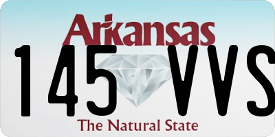 AR license plate 145VVS