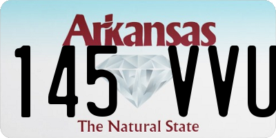 AR license plate 145VVU