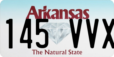 AR license plate 145VVX