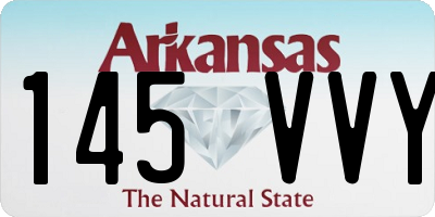 AR license plate 145VVY
