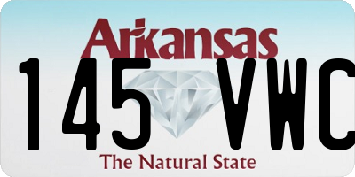 AR license plate 145VWC
