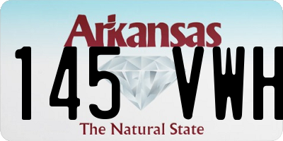 AR license plate 145VWH