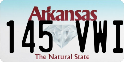 AR license plate 145VWI