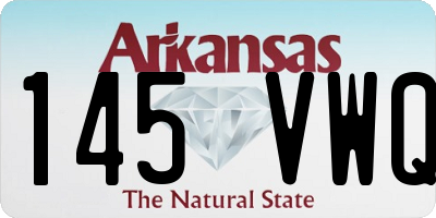 AR license plate 145VWQ