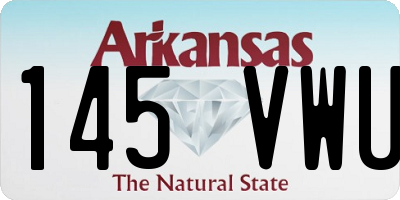 AR license plate 145VWU