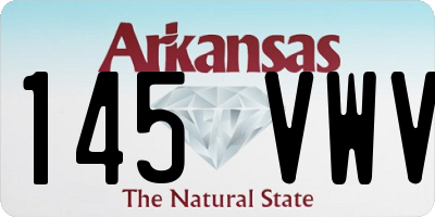 AR license plate 145VWV