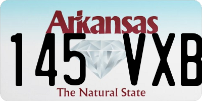 AR license plate 145VXB