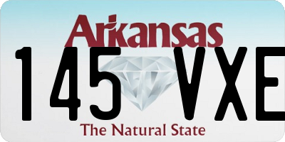 AR license plate 145VXE