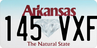 AR license plate 145VXF