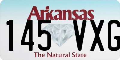 AR license plate 145VXG