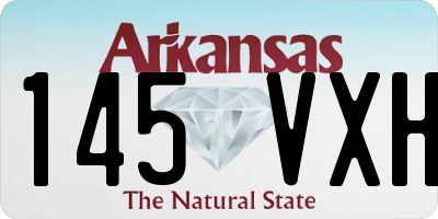 AR license plate 145VXH
