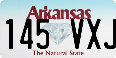 AR license plate 145VXJ