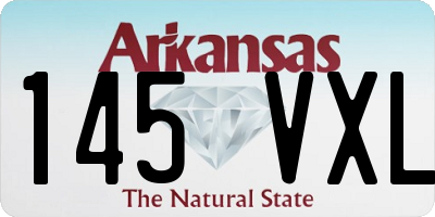 AR license plate 145VXL