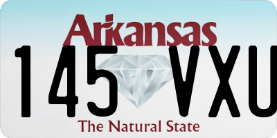 AR license plate 145VXU