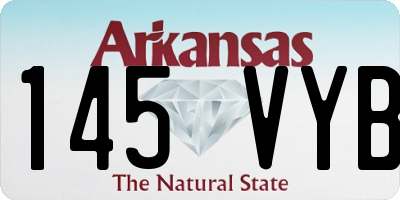 AR license plate 145VYB