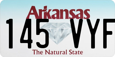AR license plate 145VYF