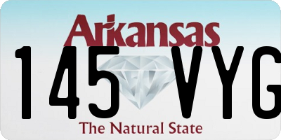 AR license plate 145VYG