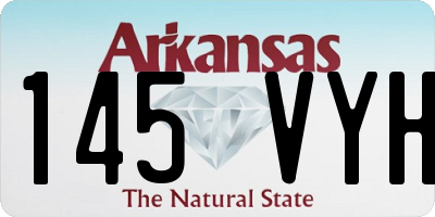 AR license plate 145VYH