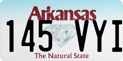 AR license plate 145VYI
