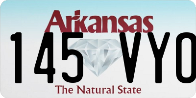 AR license plate 145VYO