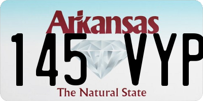 AR license plate 145VYP