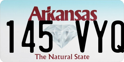 AR license plate 145VYQ